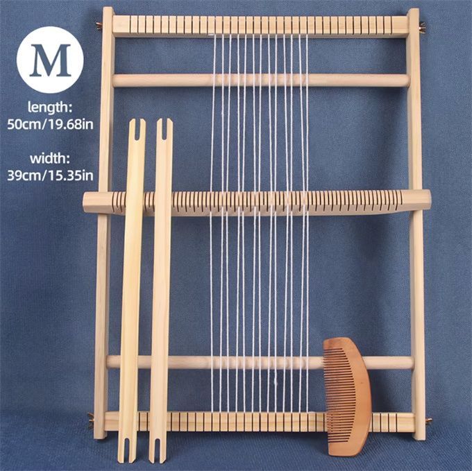 ZBJ001 木製マルチクラフト織りの花