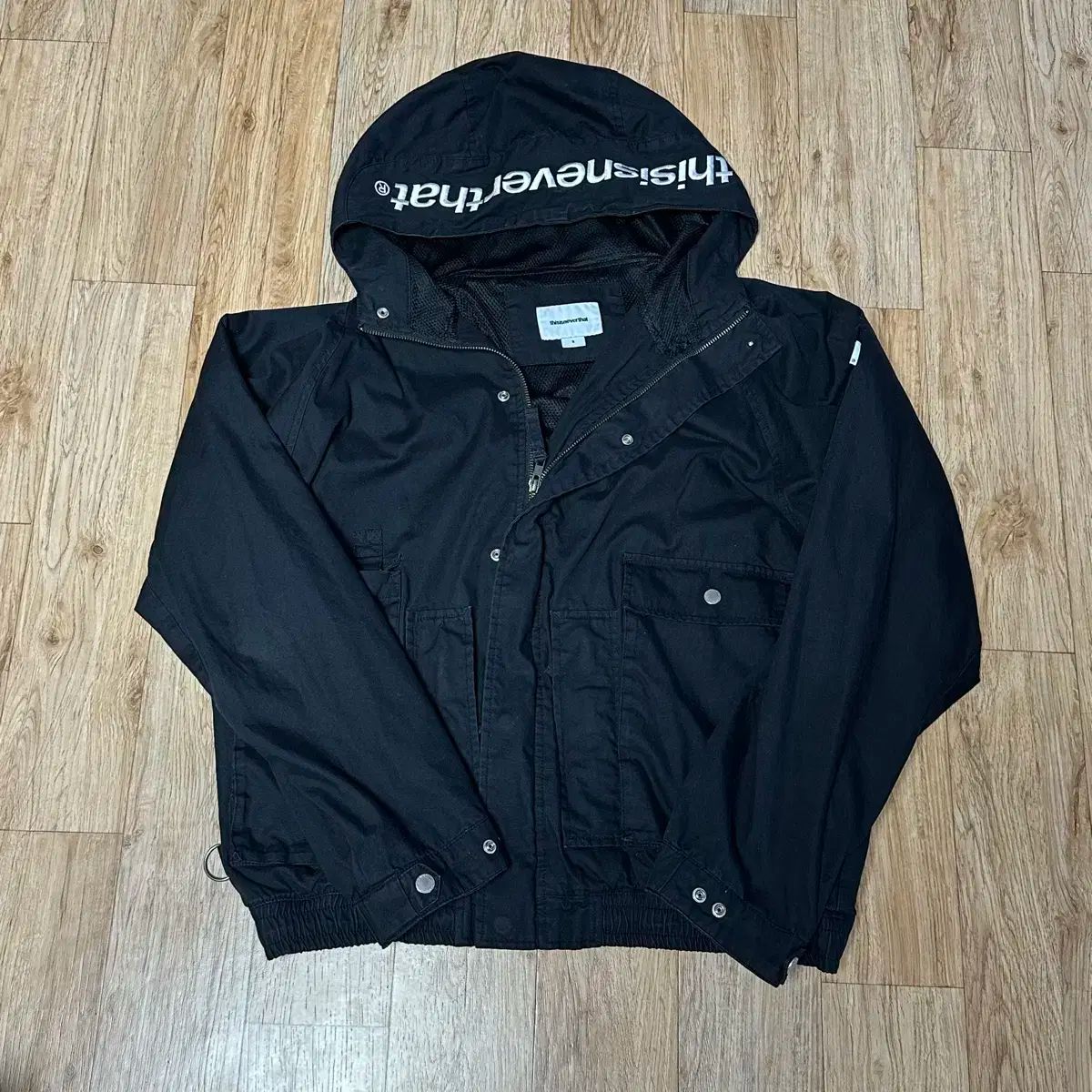 thisisneverthat ディスイズネバーザット ウインドブレーカー SP Field Jacket Black