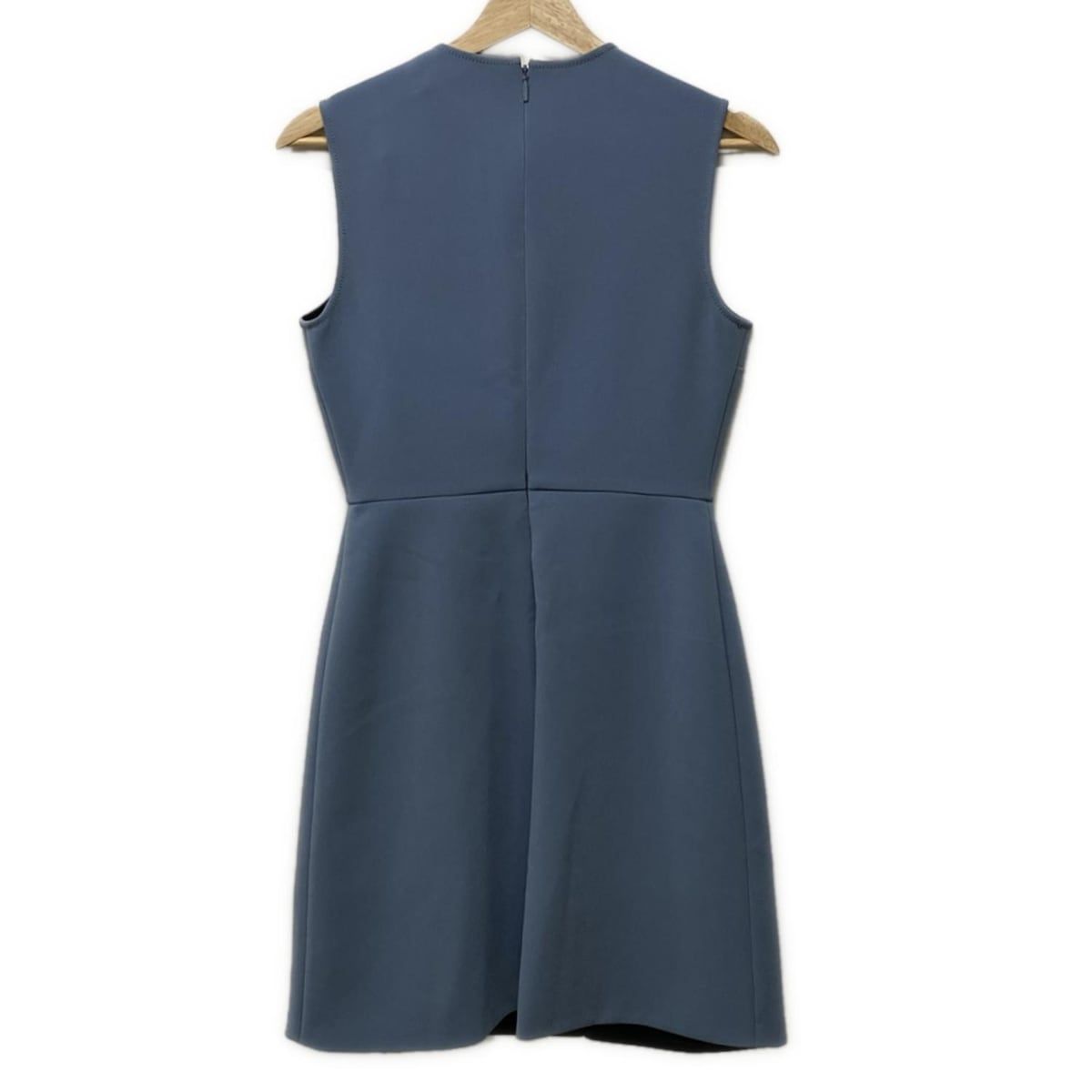 GUCCI グッチ ワンピース サイズ38 S レディース - ライトブルー クルーネック ノースリーブ ひざ丈