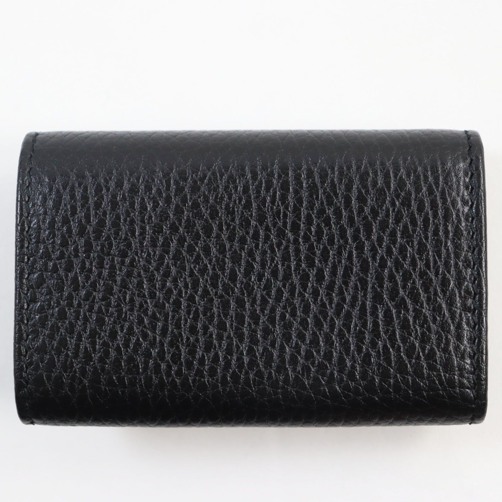 【美品・箱付き】Gucci グッチ6連キーケース　GGマーモントブラック 美品・箱付き】Gucci グッチ6連キーケース GGマーモントブラック