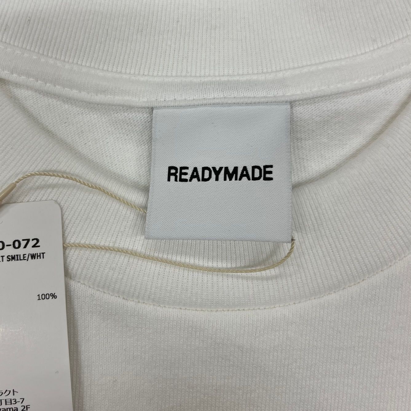 定価16500円 美品 READYMADE 23SS SS T-SHIRT SMILE RM-M01-0000-072