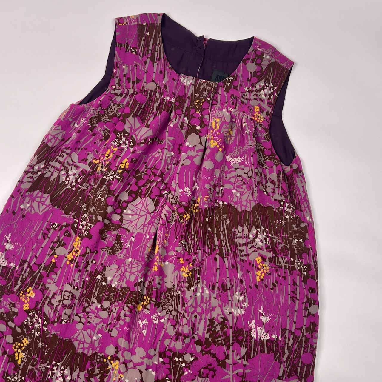 ノースリーブ★ジョーゼット★ワンピース★ ANNA SUI ハードジョーゼットタック ワンピース|ANAYI OFFICIAL ONLINE