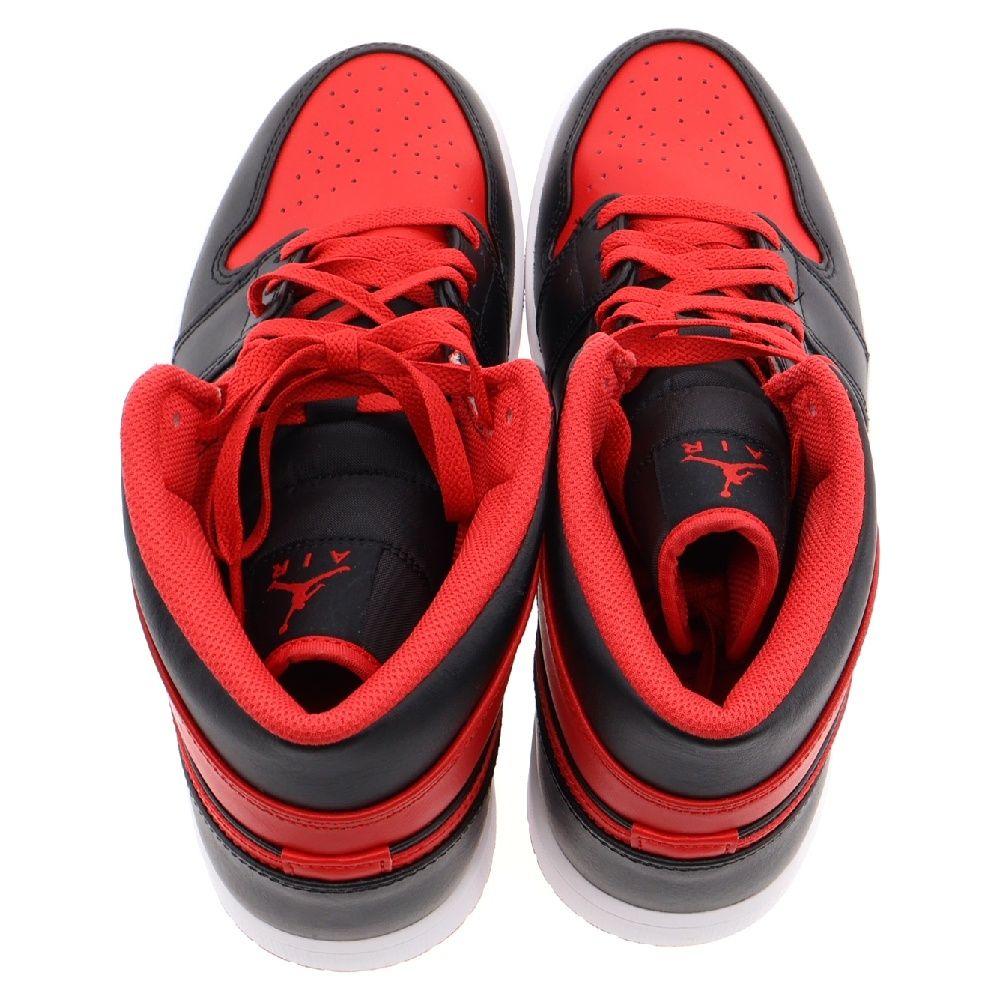 Nike/AirJordan1mid/Bred Toe ブレッドトゥー/27cm Nike Air Jordan 1 Mid 