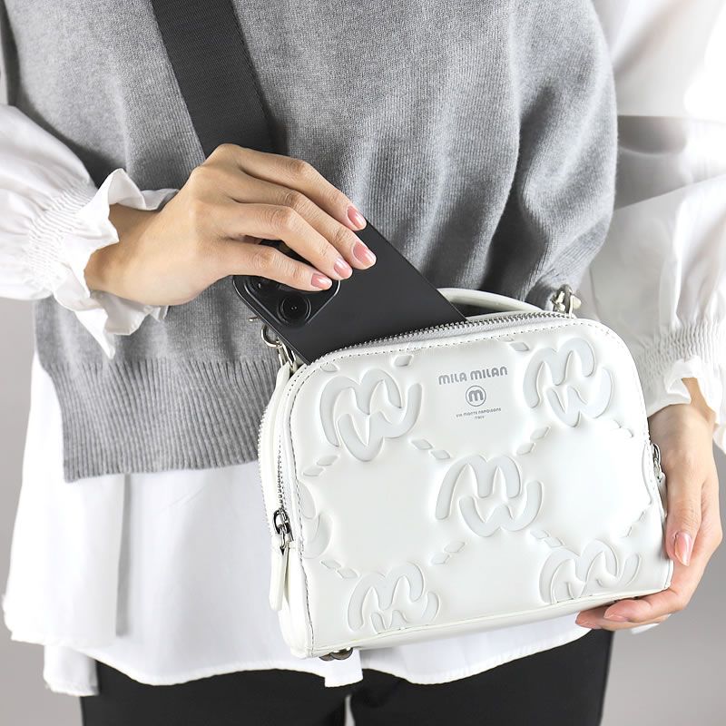 新品 ミラミラン バッグ ショルダーバッグ メンズ レディース 斜めがけ