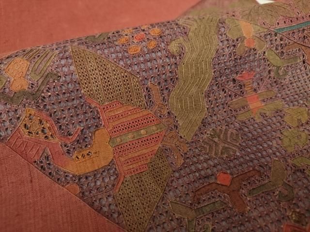 平和屋着物○中国三大刺繍 スワトウ相良刺繍 汕頭相良刺繍 総