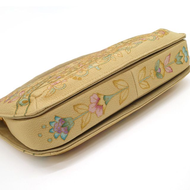 OKAJIMA 岡重　和装バッグ　ベージュ OKAJIMA 岡重和装バッグベージュ