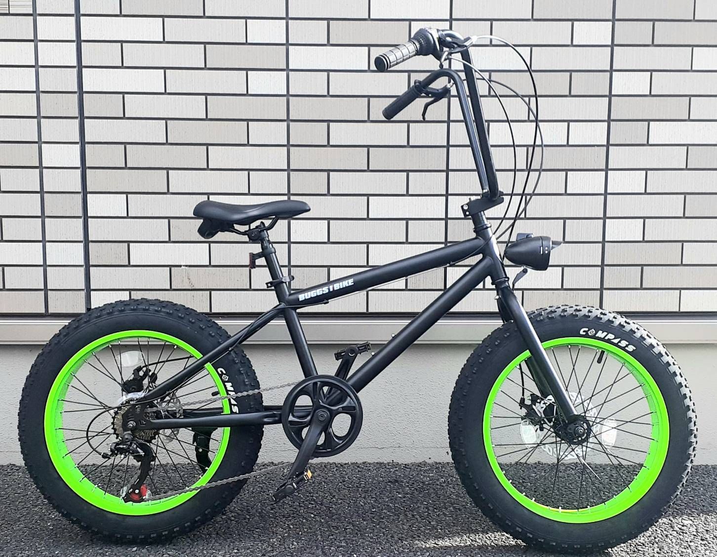 極太タイヤ ファットバイク 20インチ グリーン 自転車 FATBIKE - 自転車