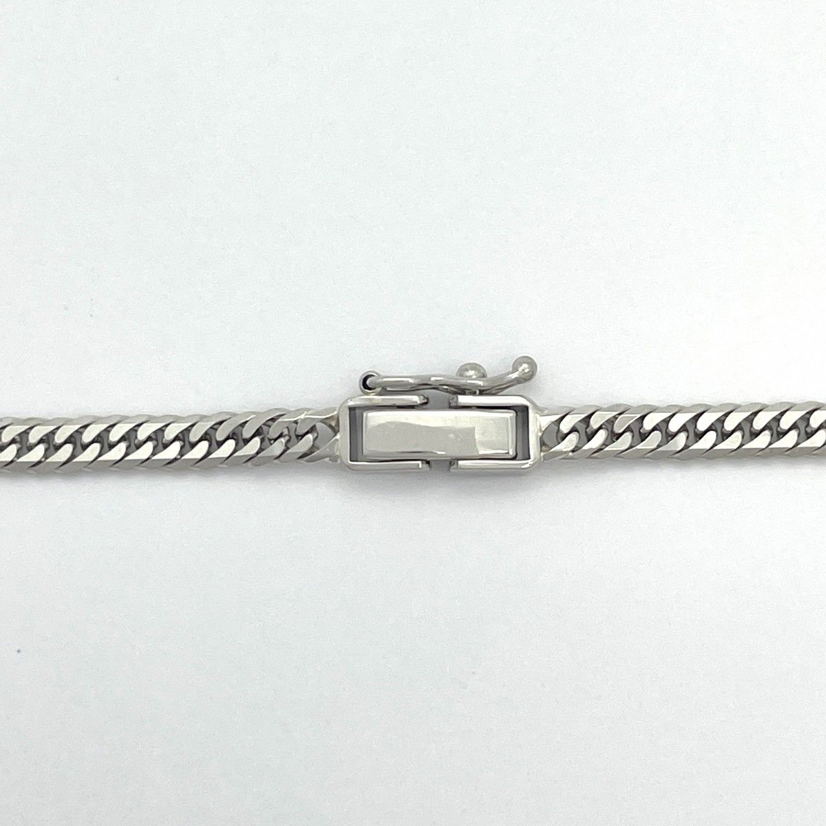 5khe011】喜平 ネックレス Pt850 プラチナ 6面 ダブル 50.2cm 20.3g  