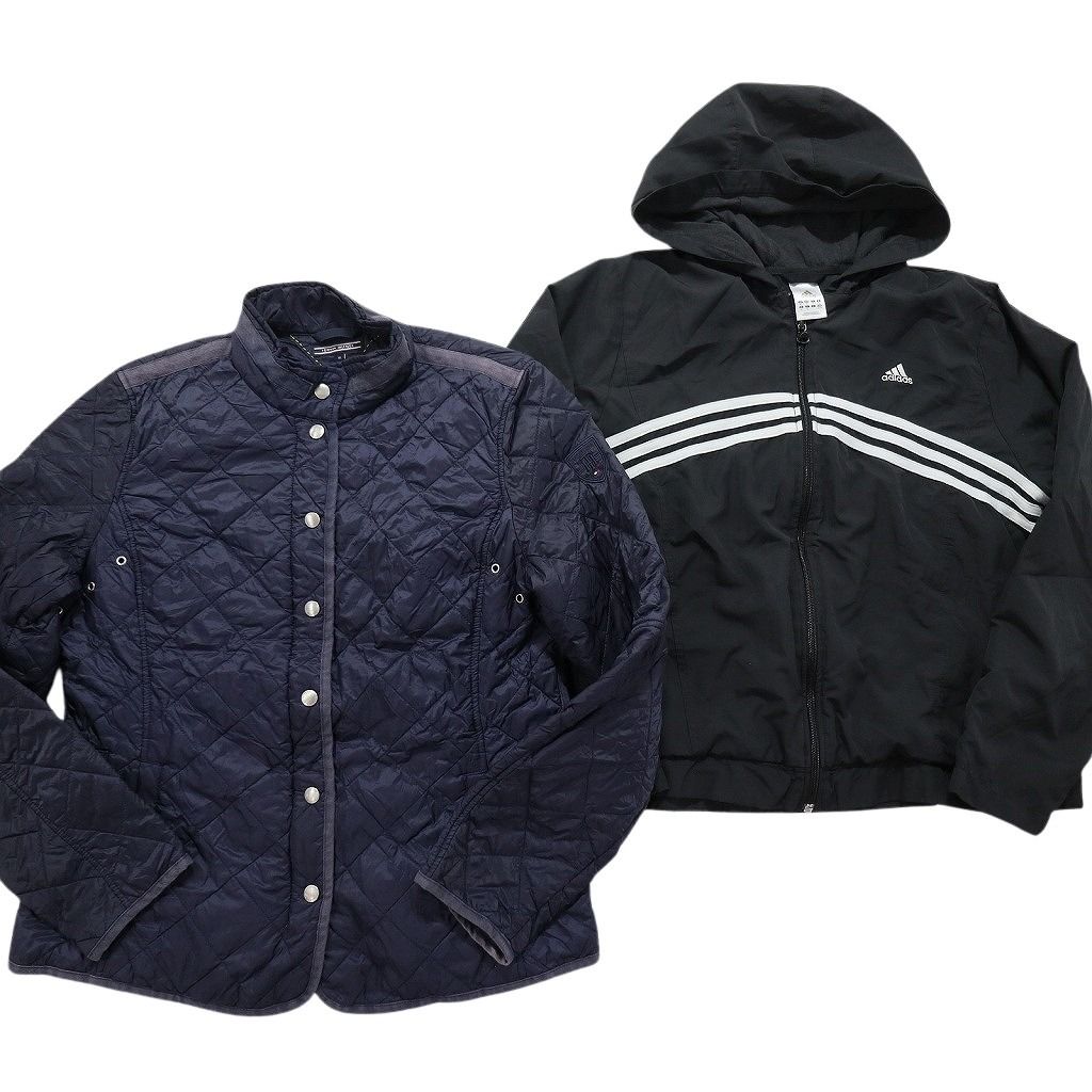 送料無料! 古着卸 まとめ売り ブランドMIX ジャケットMIX 6枚セット レディース XL |2XL アディダス ナイキ エルエルビーン 古着 NC0313