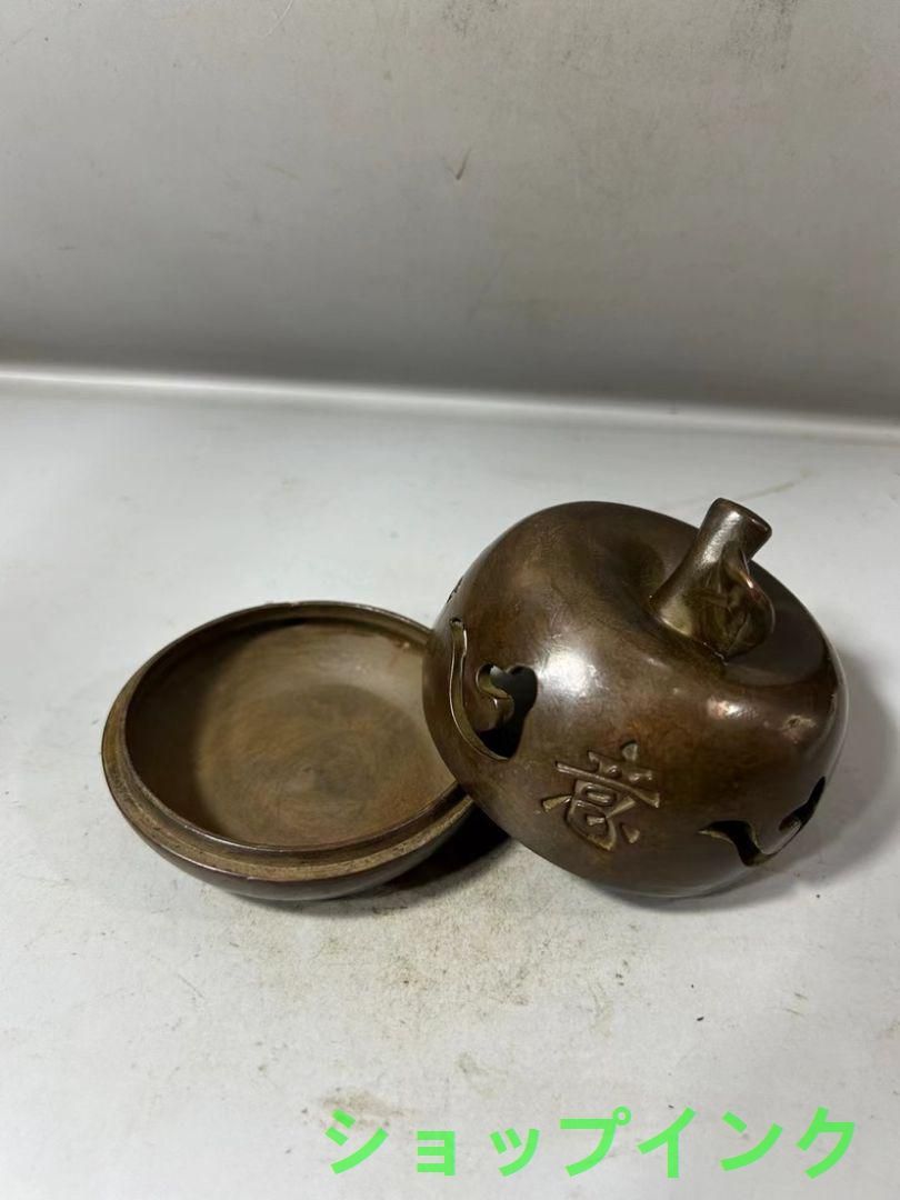銅 細工 透かし彫り蓮華香炉 室内アロマ炉 茶道具 香道具 装飾品 工芸品 置物 銅 細工 香炉 蓮華薫香炉 盤香炉 茶室焚香炉 茶道具 香道具 工芸