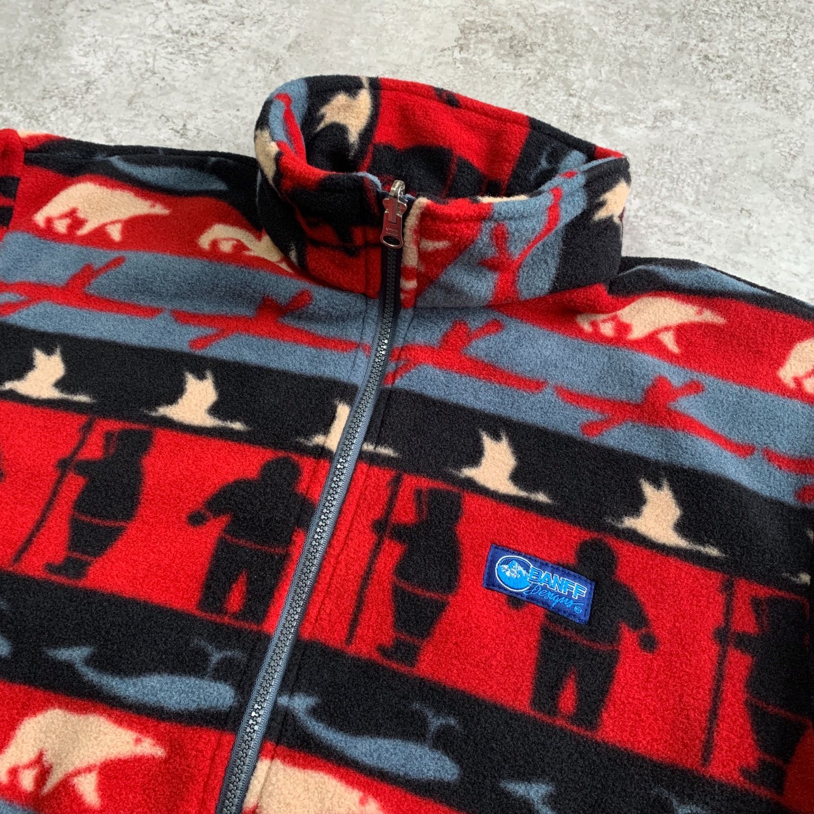 90s CANADA製 【Dead Stock】 BANFF DESIGNS ”POLARTEC” Fleece Jacket 