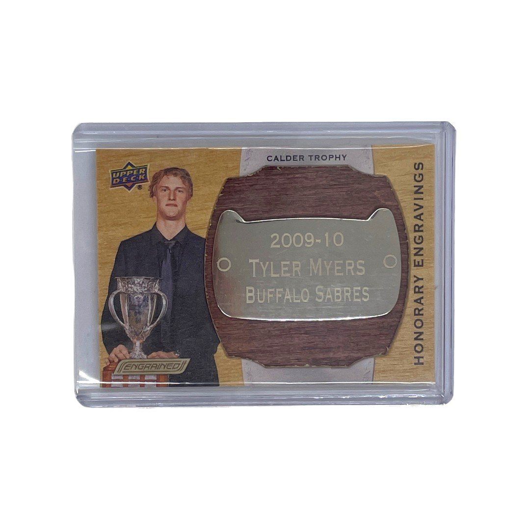 UPPER DECK NHLカード ENGRAINED HONORARY ENGRAVINGS TYLER MYERS 048|100 HE-CM10 IT1