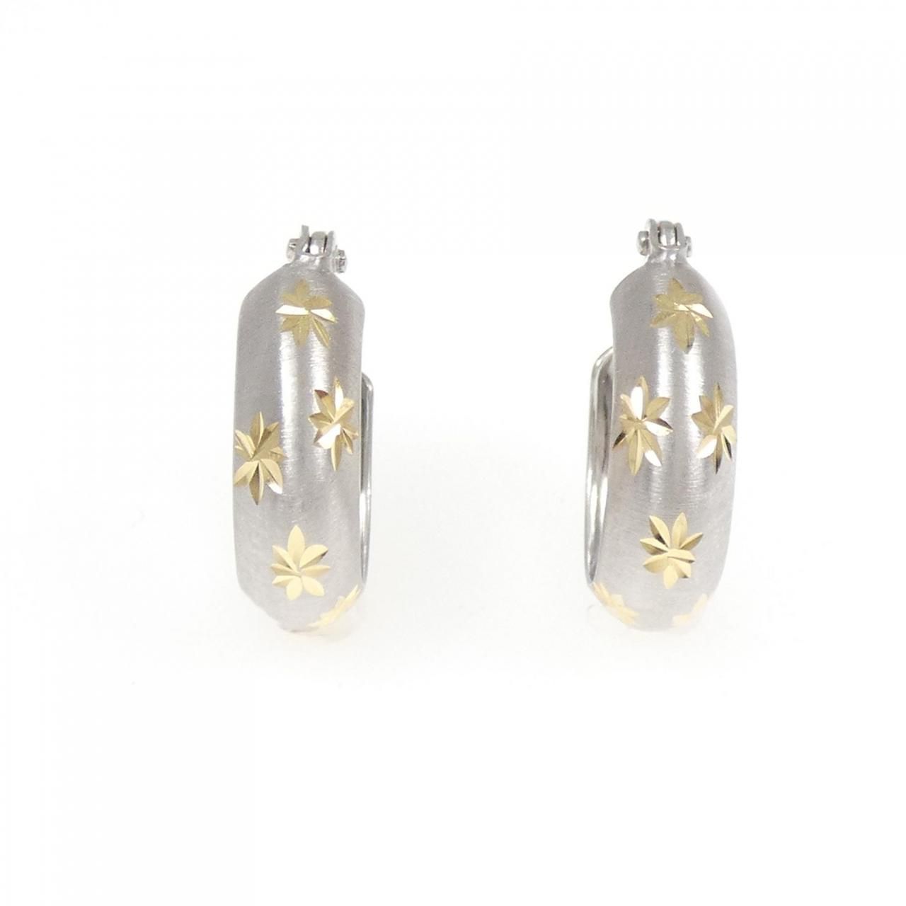 750YG/750WG ピアス 750WG/750YG ピアス 750YG/750WG/K18WG サン  