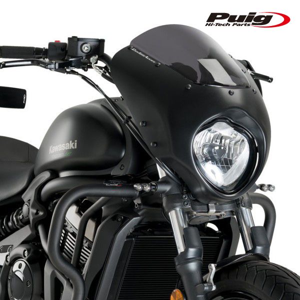 Puig 21108F SEMIFARINGS DARK NIGHT [DARK SMOKE] Kawasaki VULCAN S