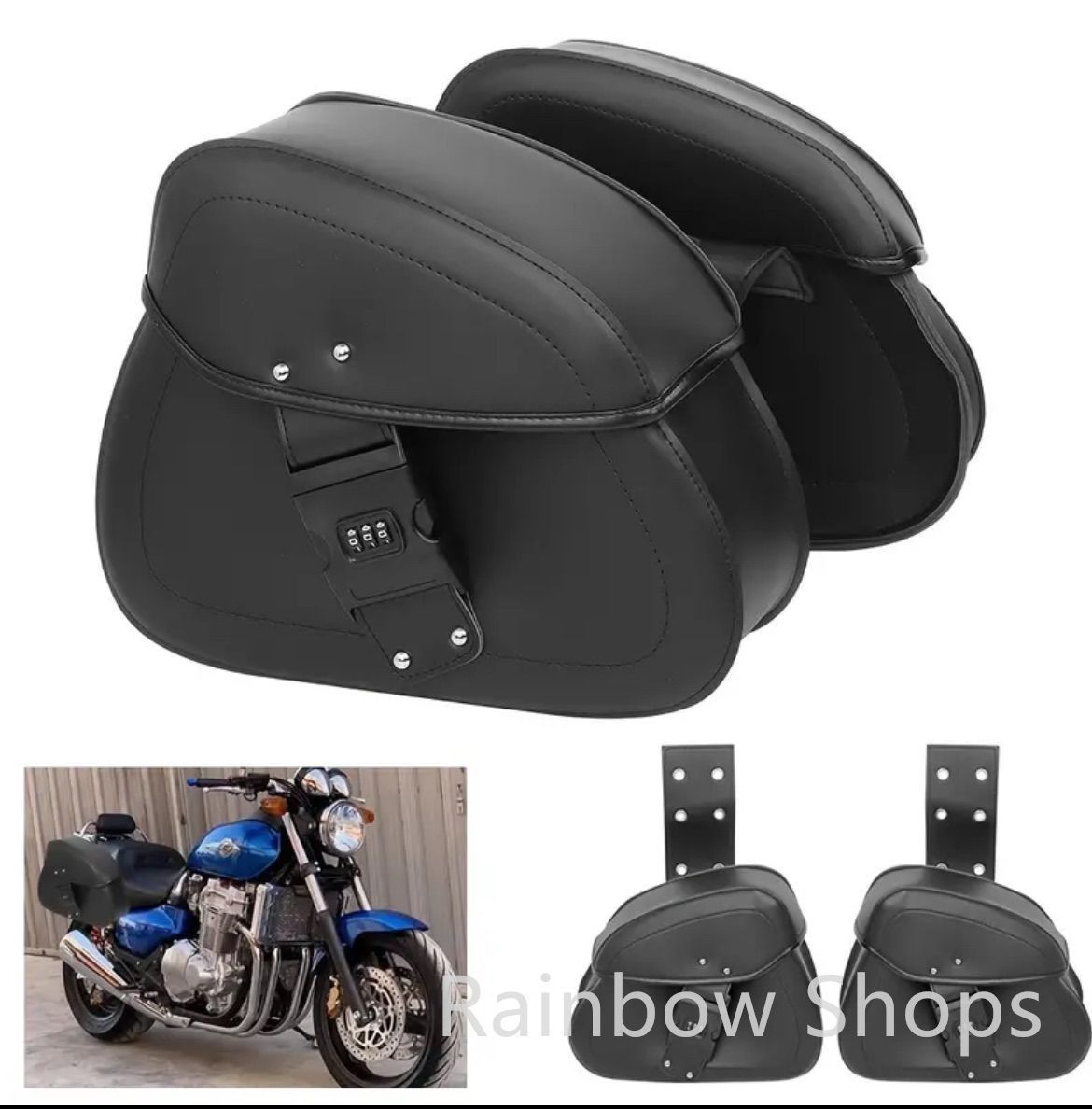 Rhinowalk Motorcycle Scooter Tunnel Bag Waterproof Tank Tail Saddle Storage  Rear Seat Bag For Honda ADV150 オートバイ用サドルバッグ Compatible With ADV 350 For PCX 160 150 125 For CC110