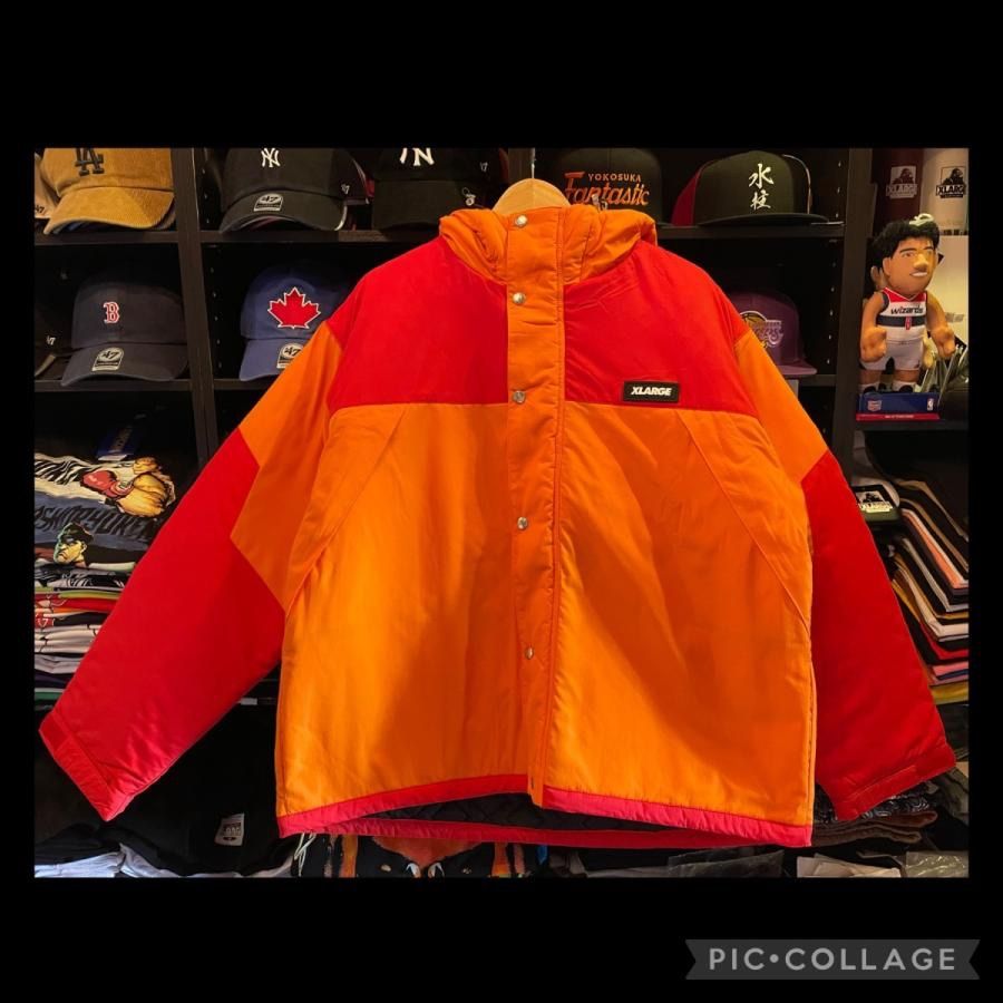 XLARGE HOODED NYLON JACKET ORANGE Lサイズ - FANTASTIC メルカリ