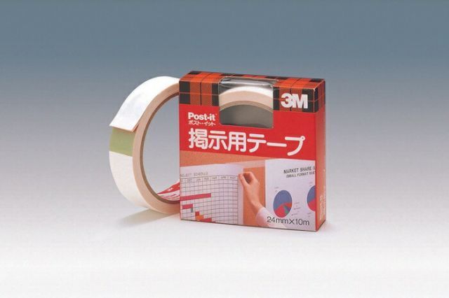 まとめ スリーエム ポストイット 掲示用テープ 強弱両面テープ 24mm×10m 1巻 561W 561W ×10セット
