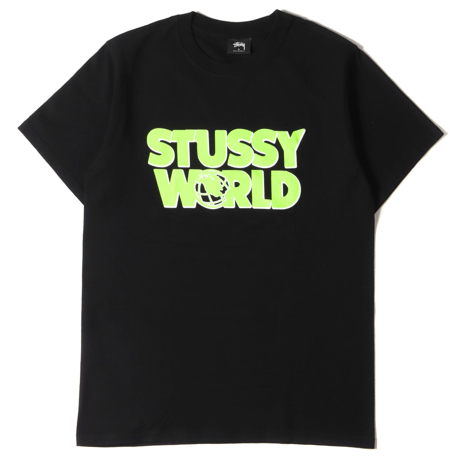 美品 STUSSY ステューシー Tシャツ サイズ:S STUSSY WORLD