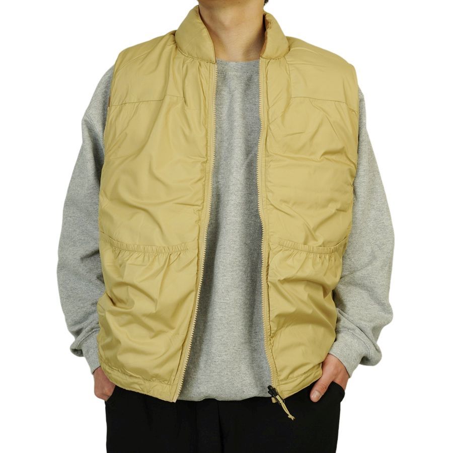 THE NORTH FACE ベージュ キルティング ベスト Mサイズ ノースフェイス THE NORTH FACE メンズ ベスト M LHOTSE