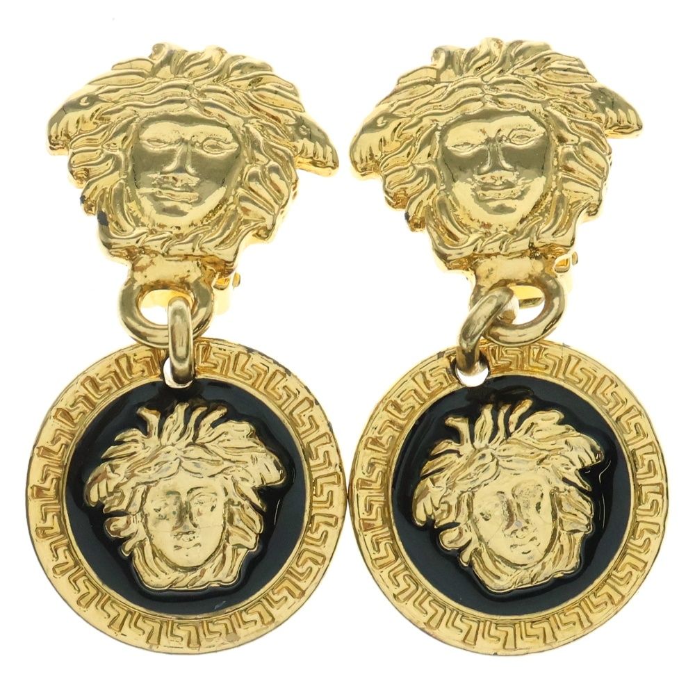 VERSACE (ヴェルサーチ) メデューサモチーフ クリップ式 イヤリング