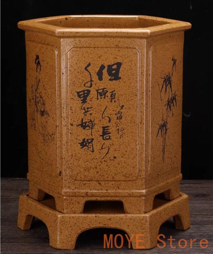 中国宜興 紫砂の鉢 盆栽鉢 植木鉢 小品盆栽鉢 大品盆栽鉢zw0829 - メルカリ