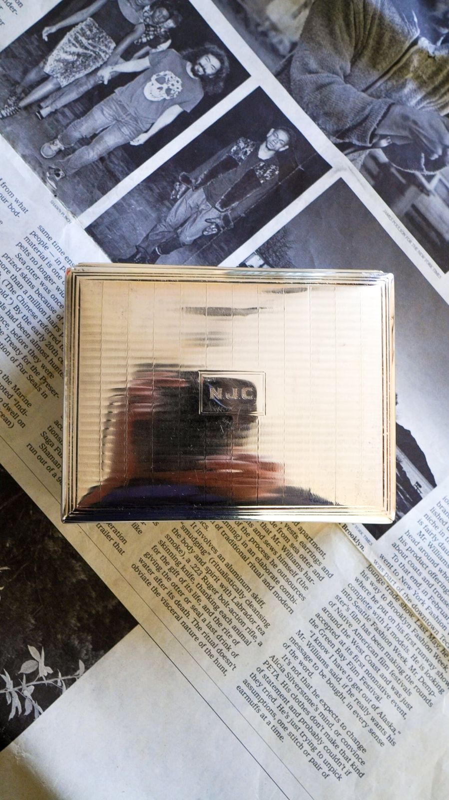 Cartier フォトフレーム シルバー 幾何学模様 【公式通販】 Cartier