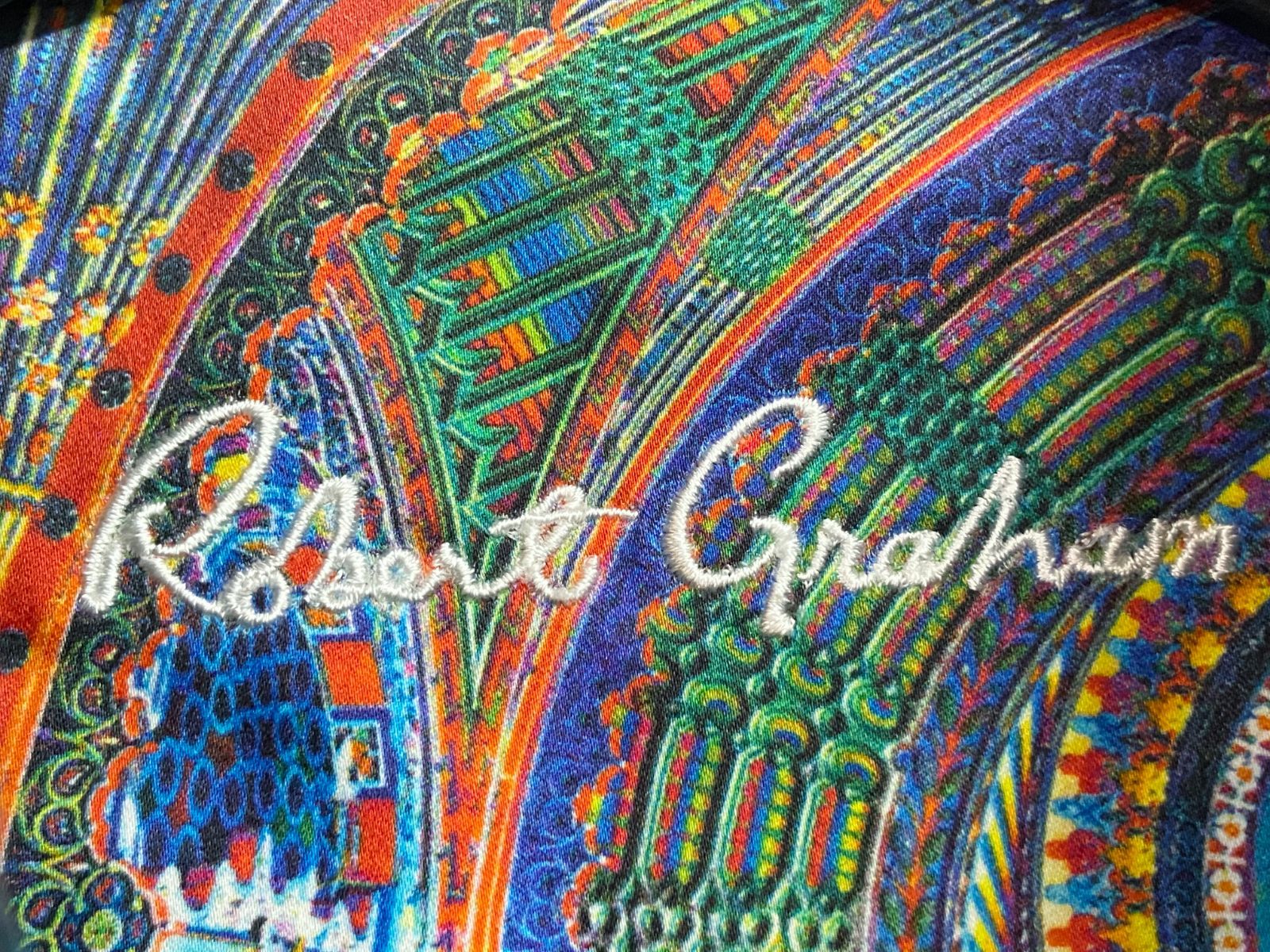 Robert Graham｜ロバートグラハム チェック 刺繍 長袖シャツ
