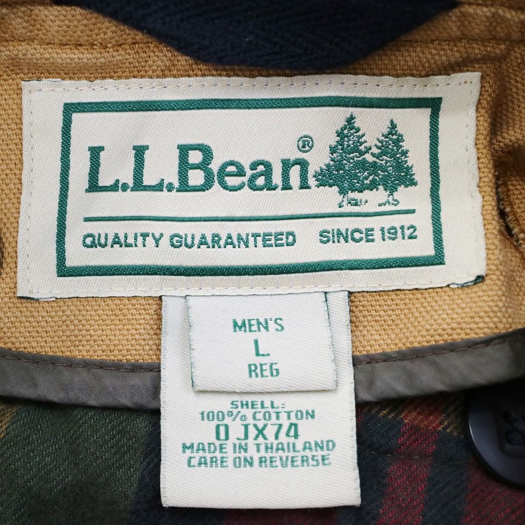L.L.Bean エルエルビーン PRIMALOFT プリマロフト カバーオール アウトドア キャンプ アウター 防寒 ブラウン (メンズ L)   O7561