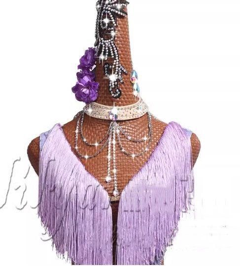 ラテンドレス ラテンワンピース ダンス衣装 ベルト付 オーダー