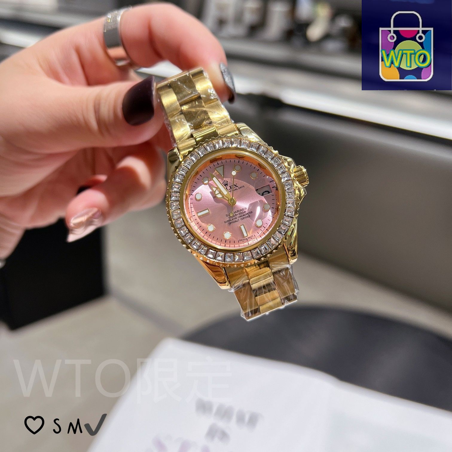今日WTO】ROLEX 力士 水鬼スタイル 高級感満載のダイヤ入り女性