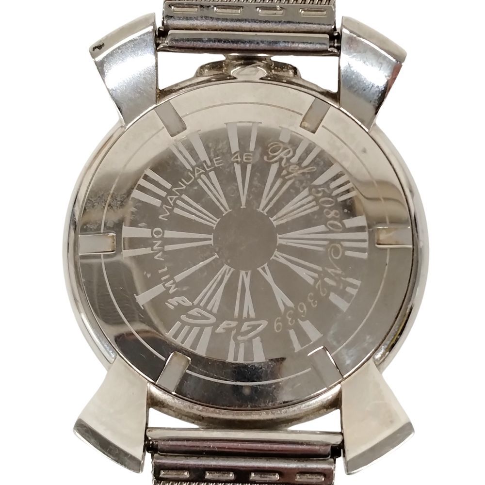 GAGA MILANO ガガ・ミラノ 5080 マヌアーレ スリム 46 クォーツ 腕時計