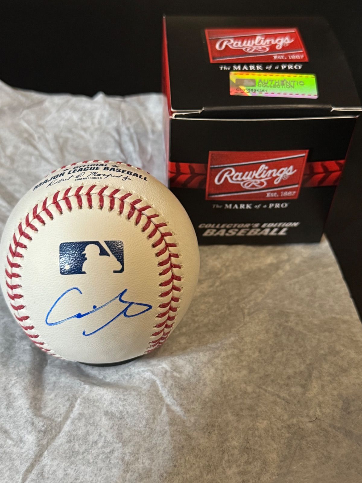 メジャー！MLB 大谷翔平選手直筆サイン色紙、直筆サインボールセット　額縁付き！ メジャー！MLB 大谷翔平選手直筆サイン色紙、直筆サインボール
