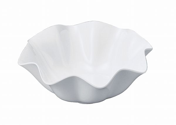 ウェーブ丸盛鉢 ニューホワイト 28cm 0261430