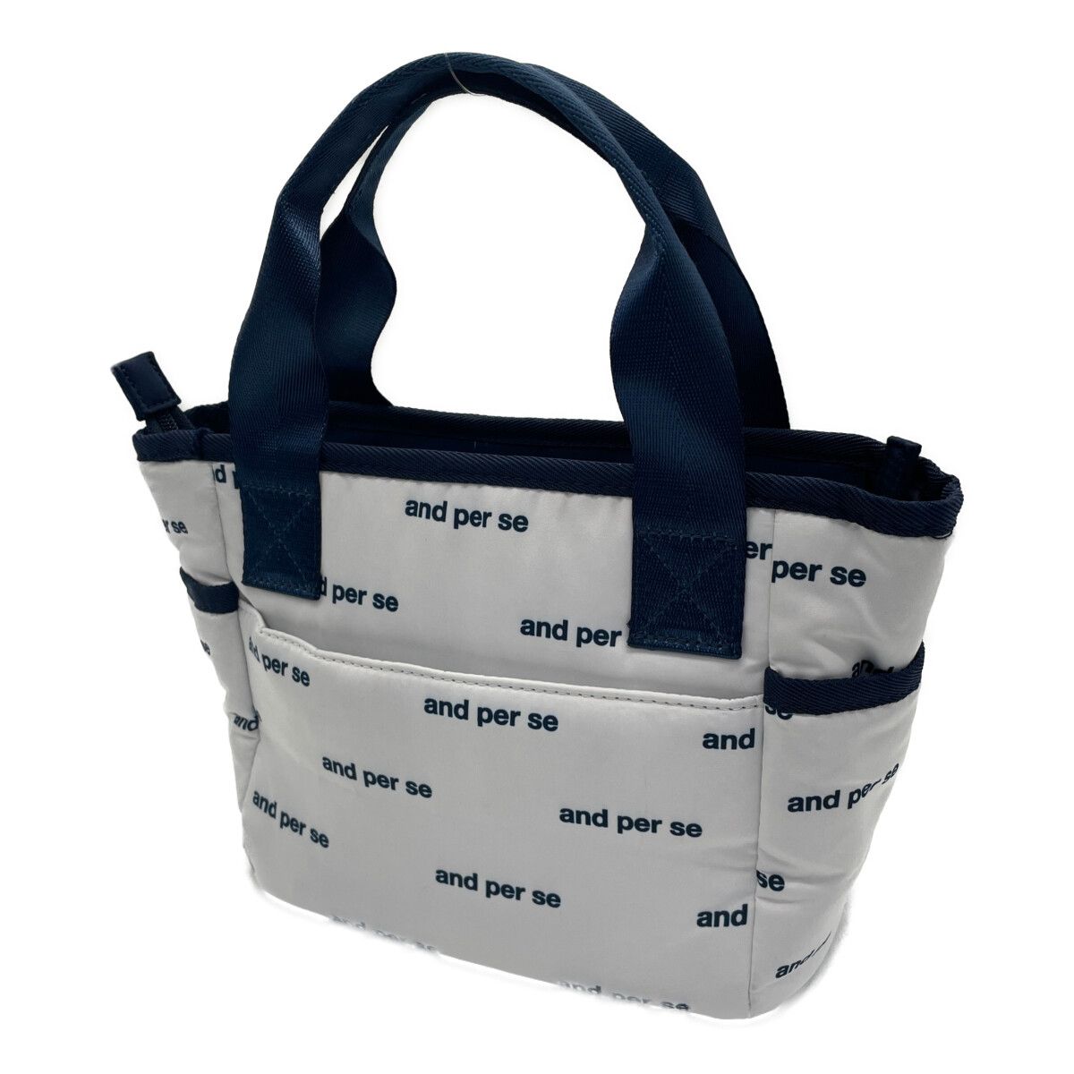 and per se アンパスィ　ネイビー ゴルフバッグ and per se】ネイビーカートバッグ and per se アンパスィ ネイビー
