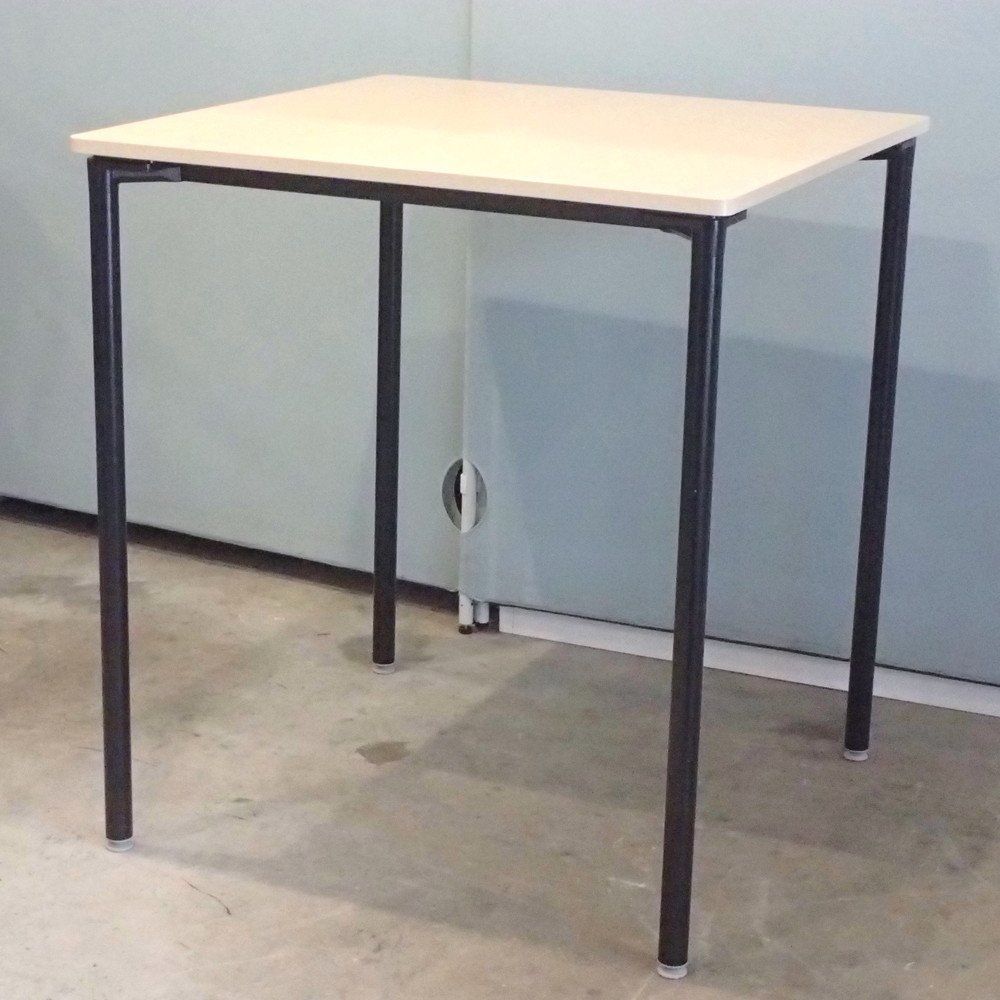 角テーブル ナチュラル 木目調 W900 H1000 ハイテーブル スタンディングテーブル カフェ バー ミーティング EG18793 オフィス家具