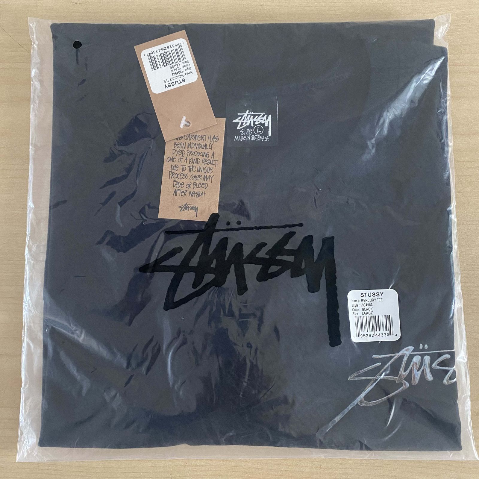 STUSSY(ステューシー) マーキュリー 半袖 Tシャツ 黒 XL [ステューシー 
