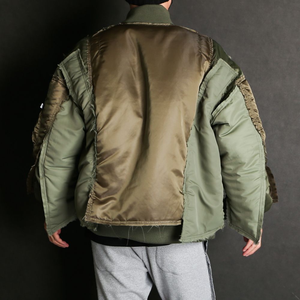 FACETASM LAYERD MA-1 JACKET - メルカリ