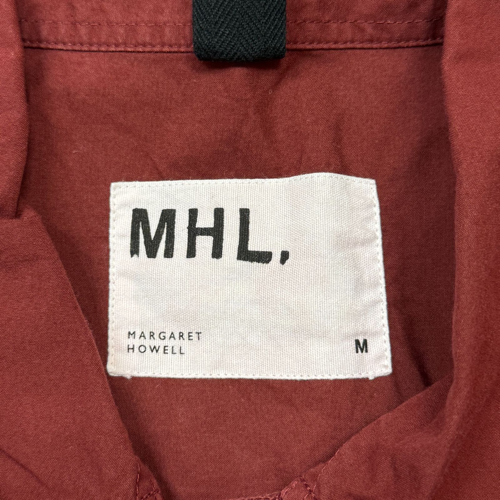 MHL. 24AW WASHED COTTON SHIRTING ウォッシュドコットンシャツ 長袖 