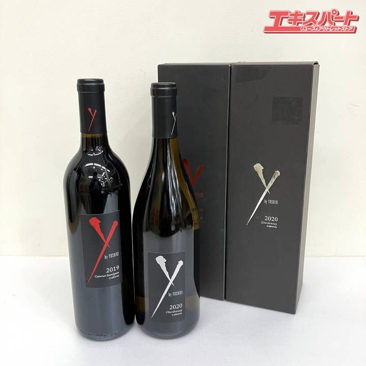 【未開栓品】 果実酒 ｙ by YOSHIKI 2019＆2020 2本セット750ml 外箱付き ミスマ店