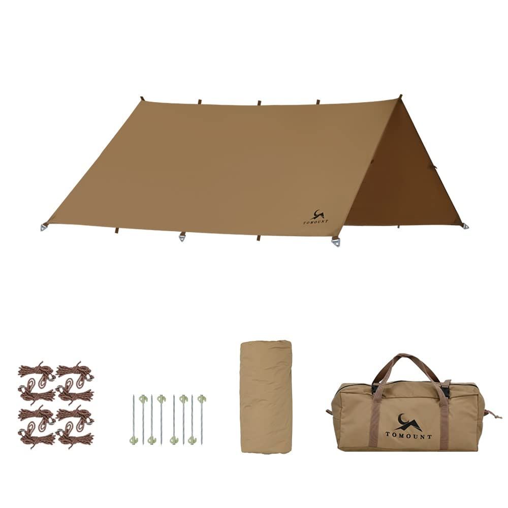 Amazon | TOMOUNT ポリコットン タープ TC タープ 五角形 天幕