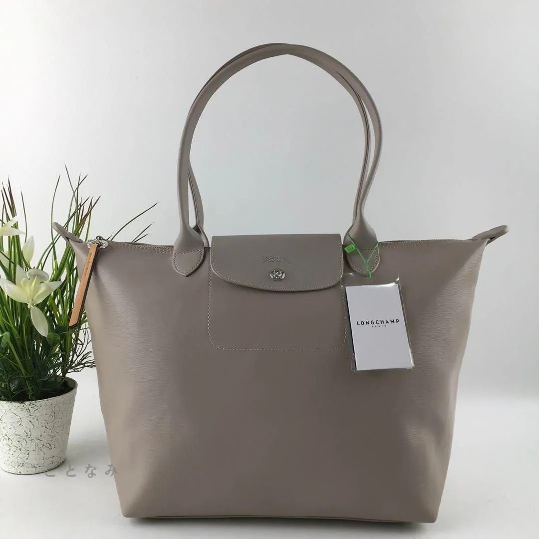 出産祝いなども豊富 新品未使用 着払い 特価 Longchamp Lサイズ トートバッグ バッグ