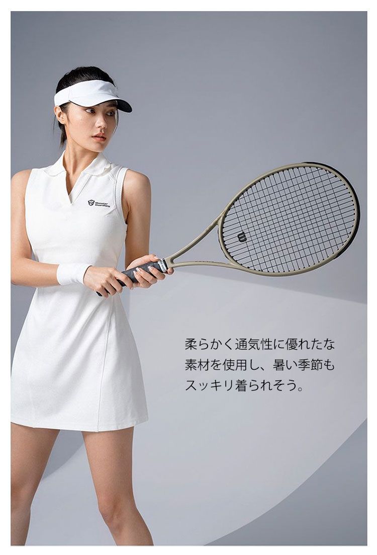 ポロワンピース 通気 夏用コーデ レディース ゴルフワンピース