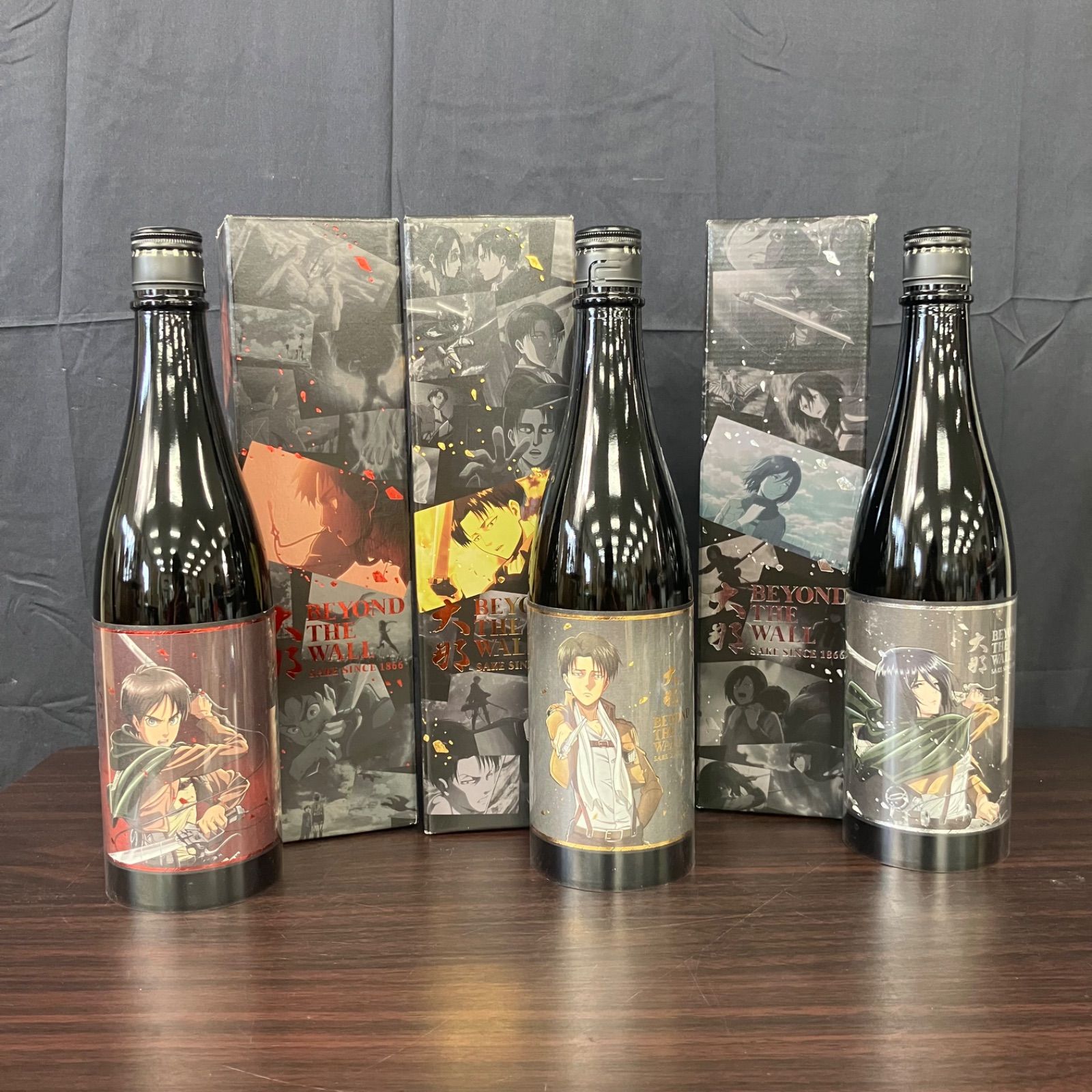 ○【値下げ交渉可能】未開栓 進撃の巨人 コラボ 日本酒 大那