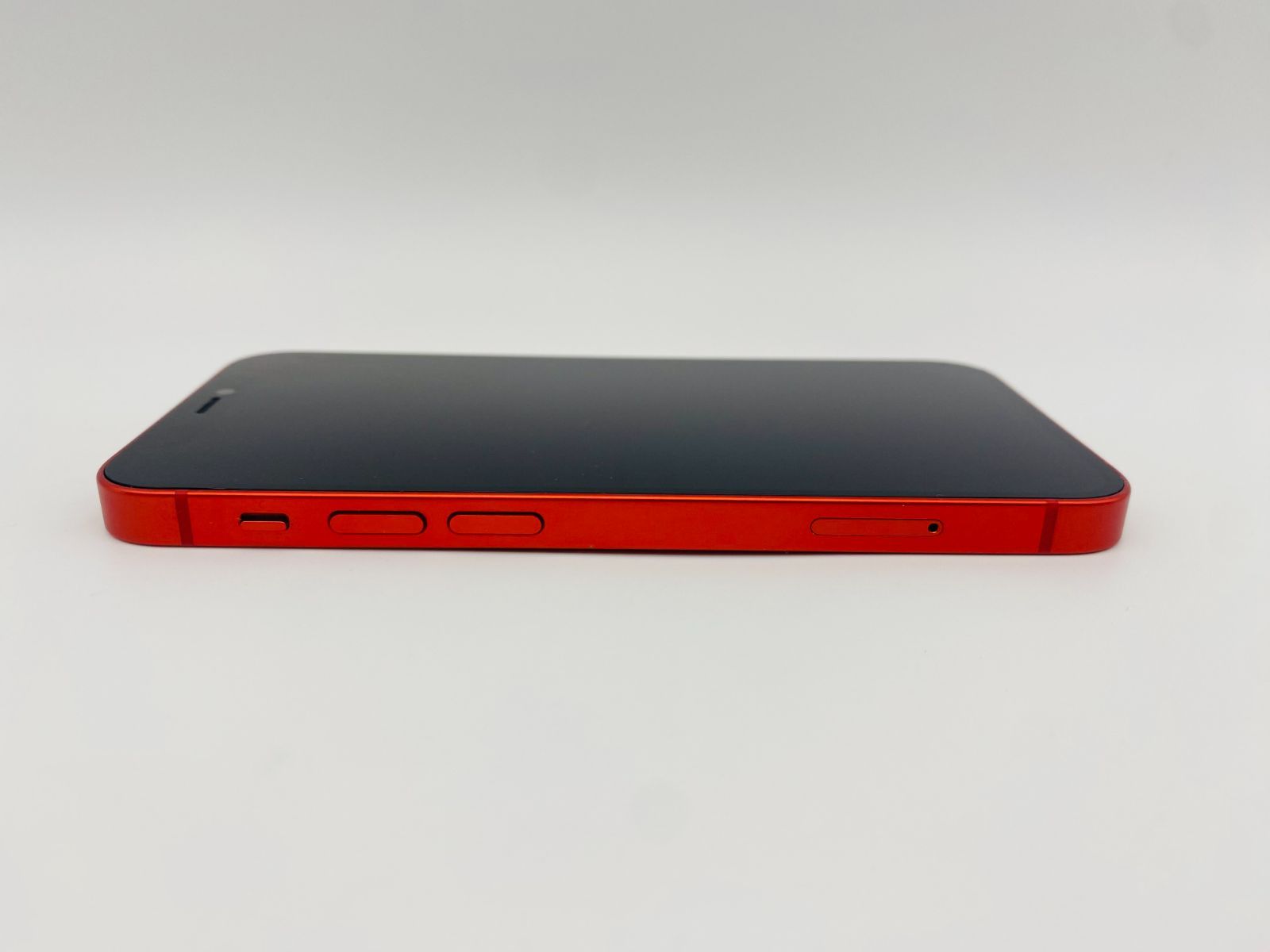 053 iPhone12mini 128Gストア版シムフリー/純正新品バッテリー iPhone 12 mini 128GB レッド/ストア版シムフリー/純正新品