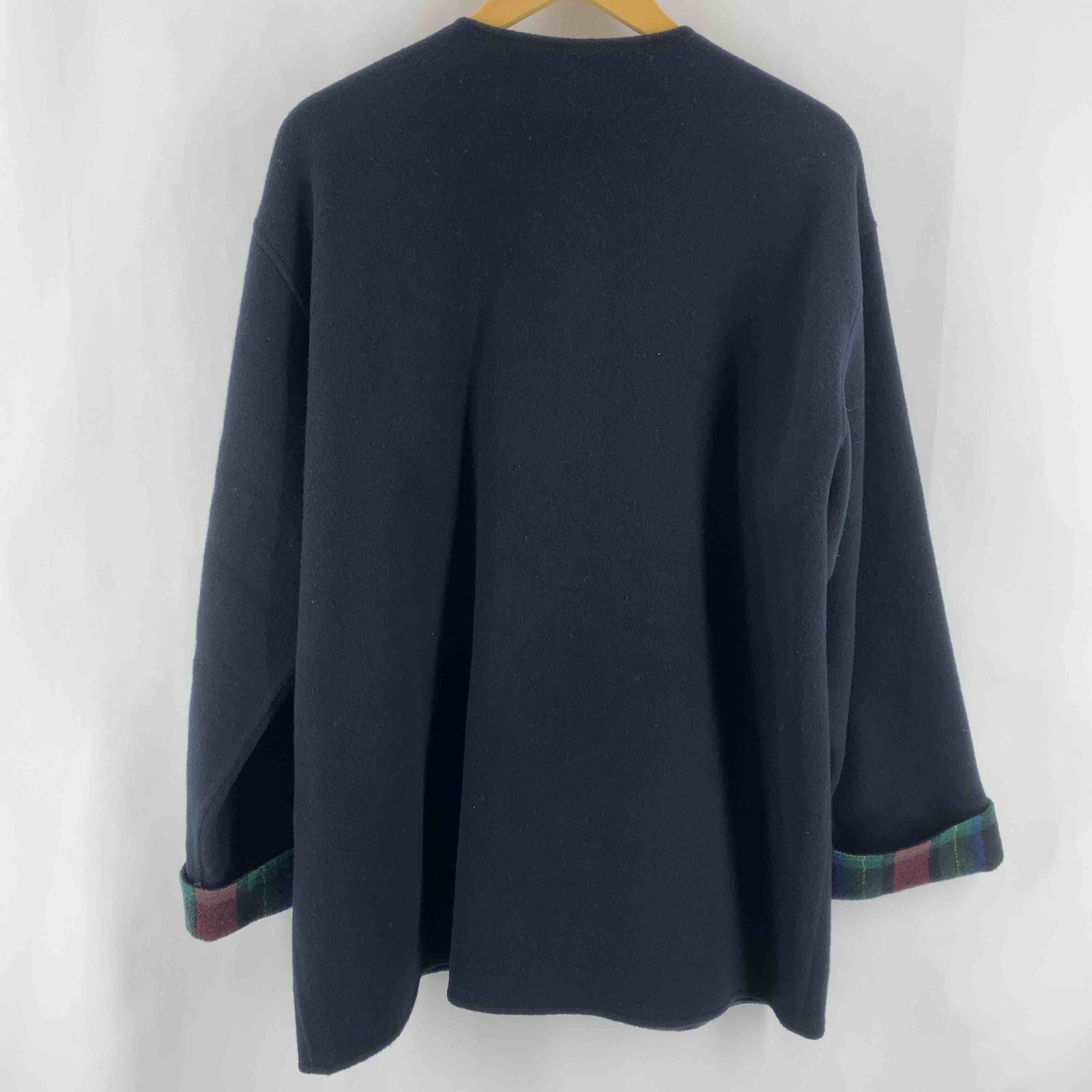 GIVENCHY ジバンシー レディース ノーカラーコート ウール混 裏