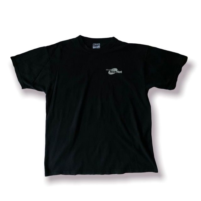 00s Microsoft “Tech Net” S/S Print T-Shirt マイクロソフト プリント 