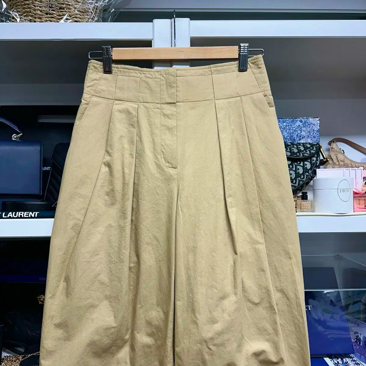 Berenice BERENICE ピンタック ワイド パンツ