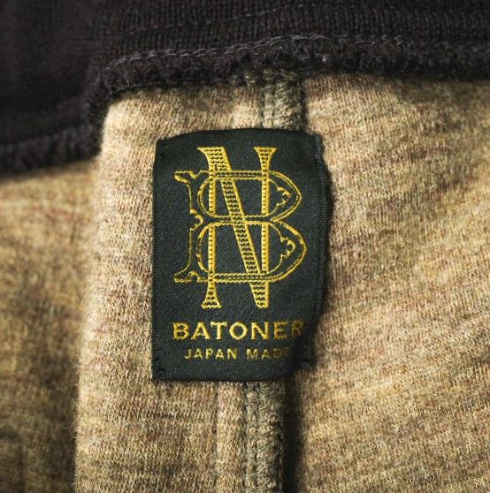 BATONER バトナー 日本製 W-FACE PANTS ダブルフェイス圧縮ウール