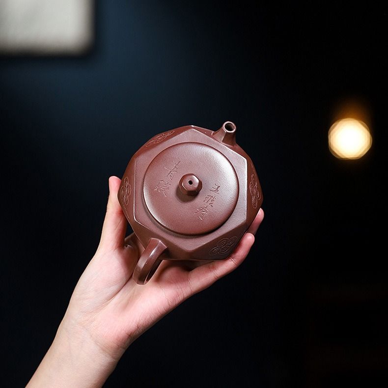 茶壷 ショップ 急須 紫砂壺 ティーポット 常滑焼 紫砂茶器 唐物紫泥