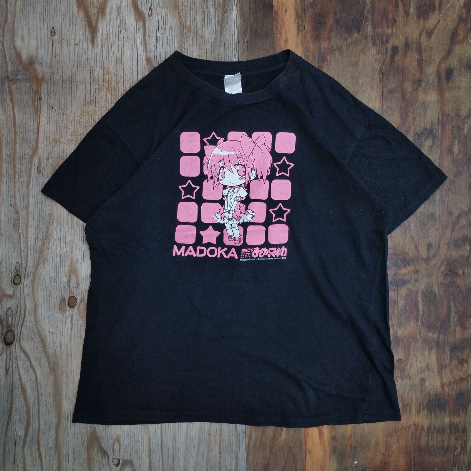 魔法少女まどか☆マギカ Tシャツ まどマギ 鹿目まどか 非売品 魔法少女まどか☆マギカ Tシャツ まどマギ 鹿目まどか ブラック ピンク